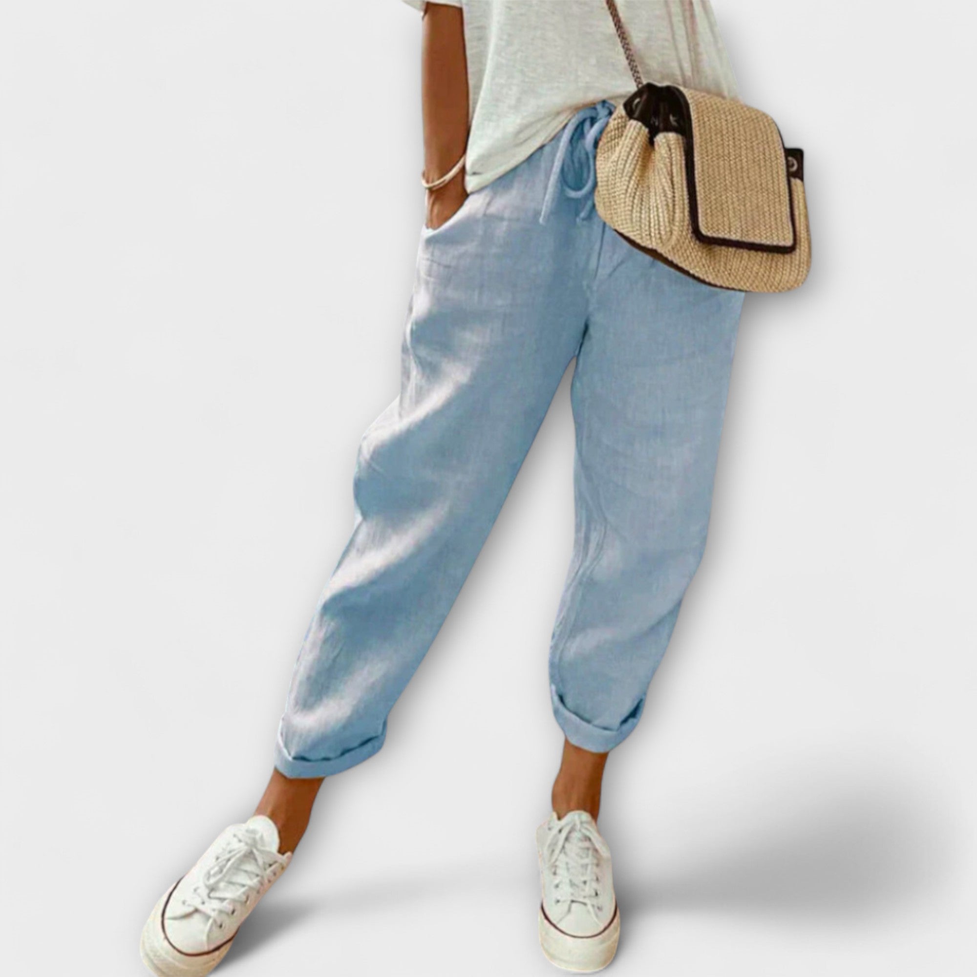 Bibi – Pantalones de lino elegantes y casuales