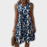 Isabel - Vestido floral de verano con volantes