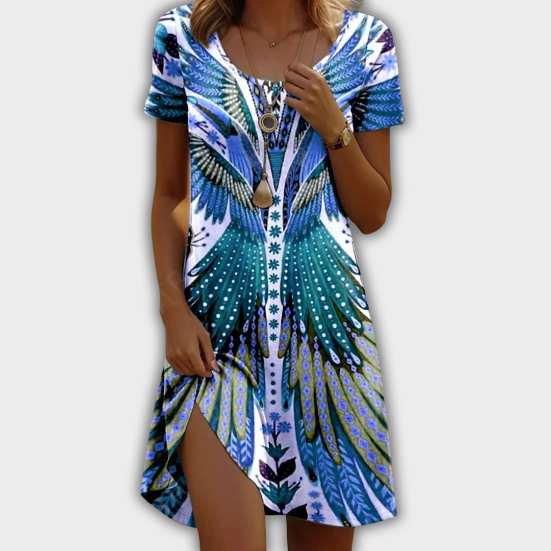 Maja | Elegante vestido de verano con flores