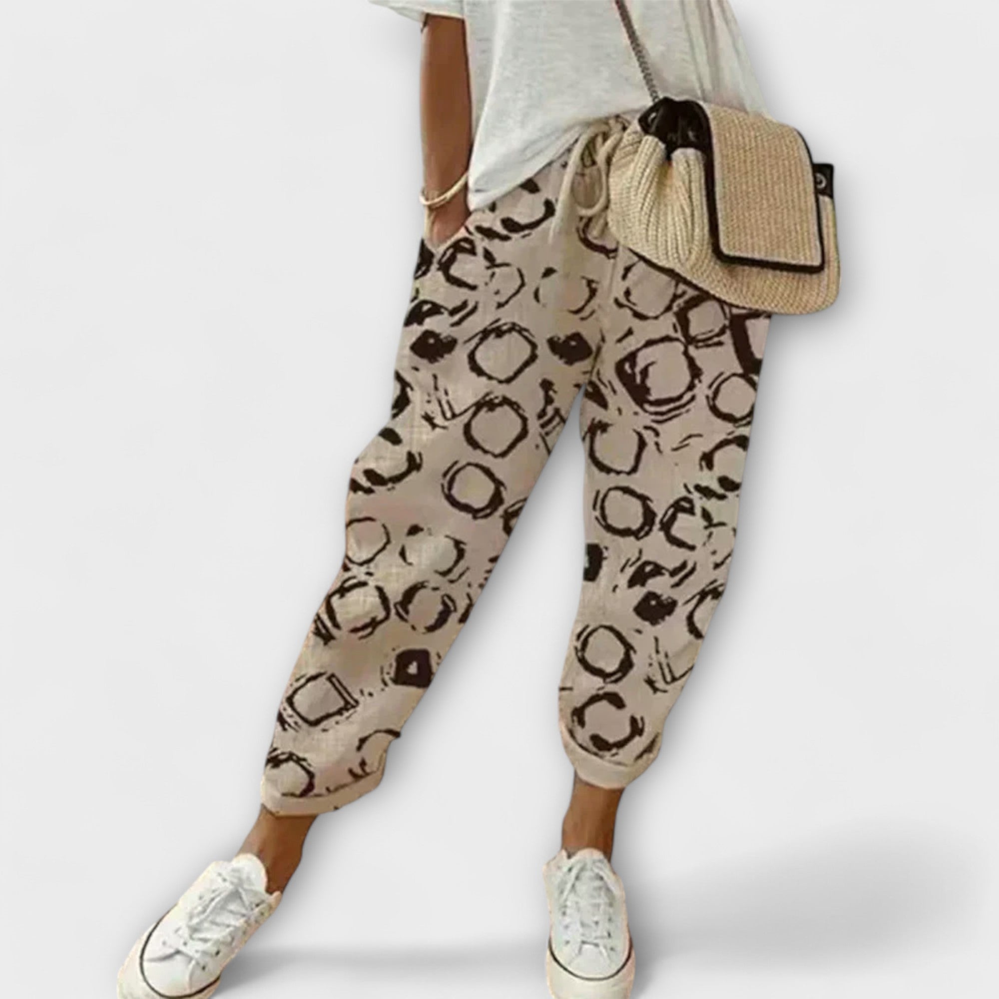 Burga – Pantalones Cómodos de Lino y Algodón