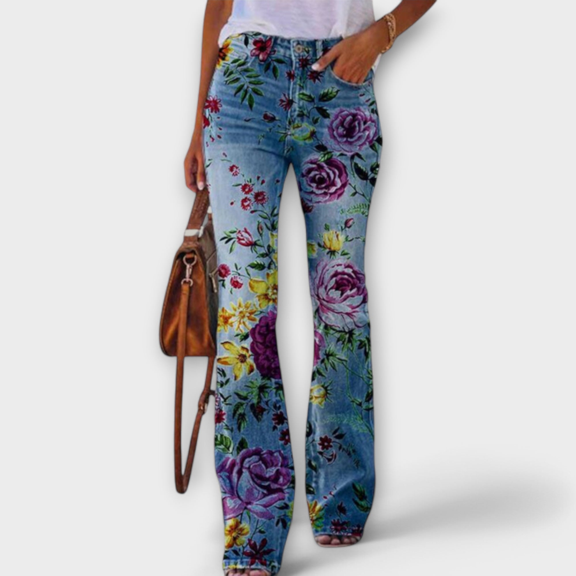 Pantalones de flores