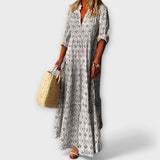 Sera - Vestido largo de primavera elegante y cómodo