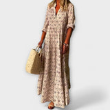 Sera - Vestido largo de primavera elegante y cómodo