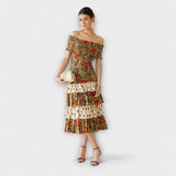 Harriet - Vestido Midi May Vibrante