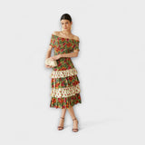 Harriet - Vestido Midi May Vibrante