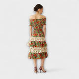 Harriet - Vestido Midi May Vibrante