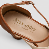 Marielle | Zapatos de tacón con tira bicolor