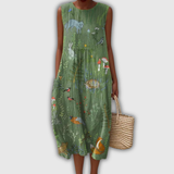 Sara | Vestido ligero sin mangas de verano