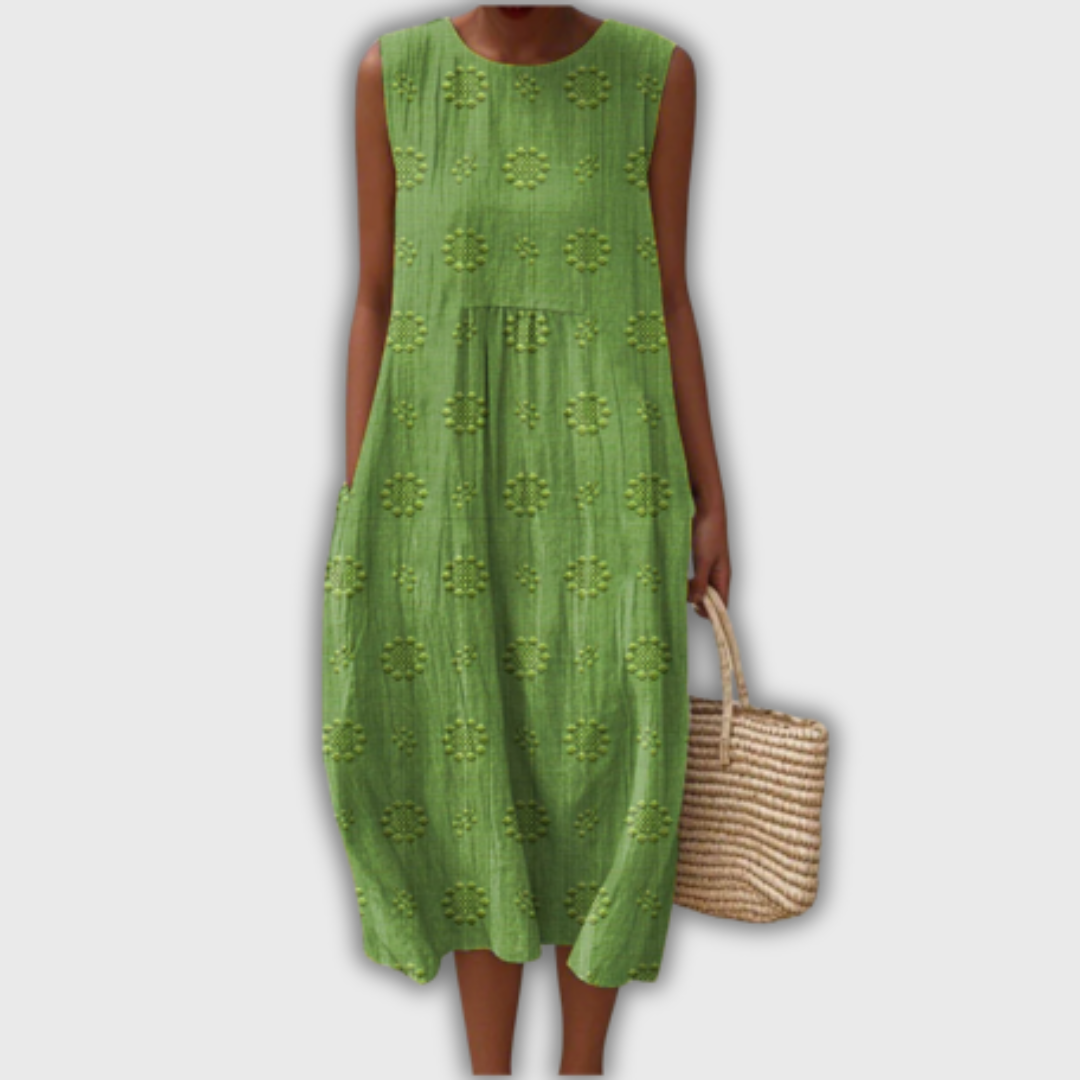 Liora - Vestido sin mangas hecho a mano