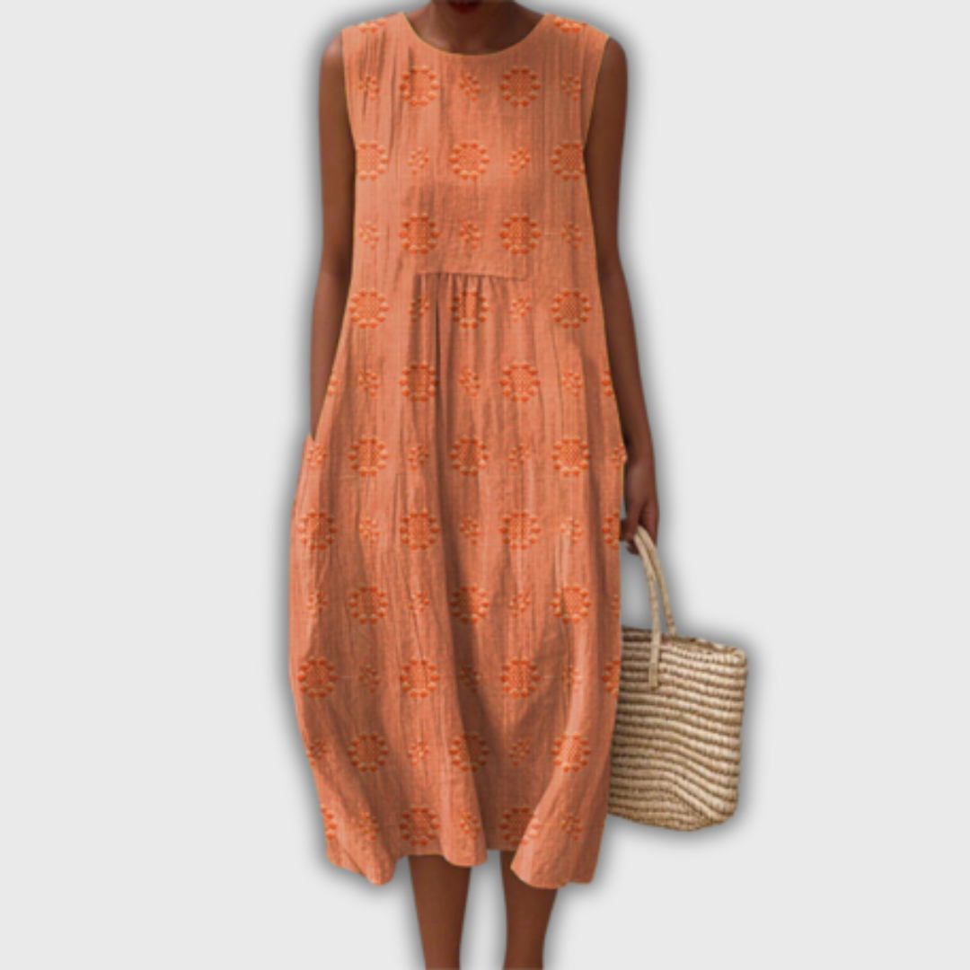 Liora - Vestido sin mangas hecho a mano