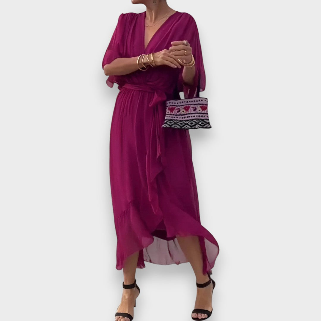 Mónica | Vestido con escote en V