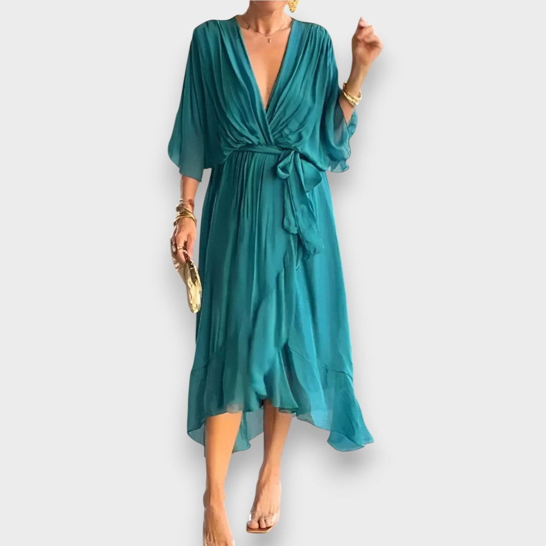 Mónica | Vestido con escote en V