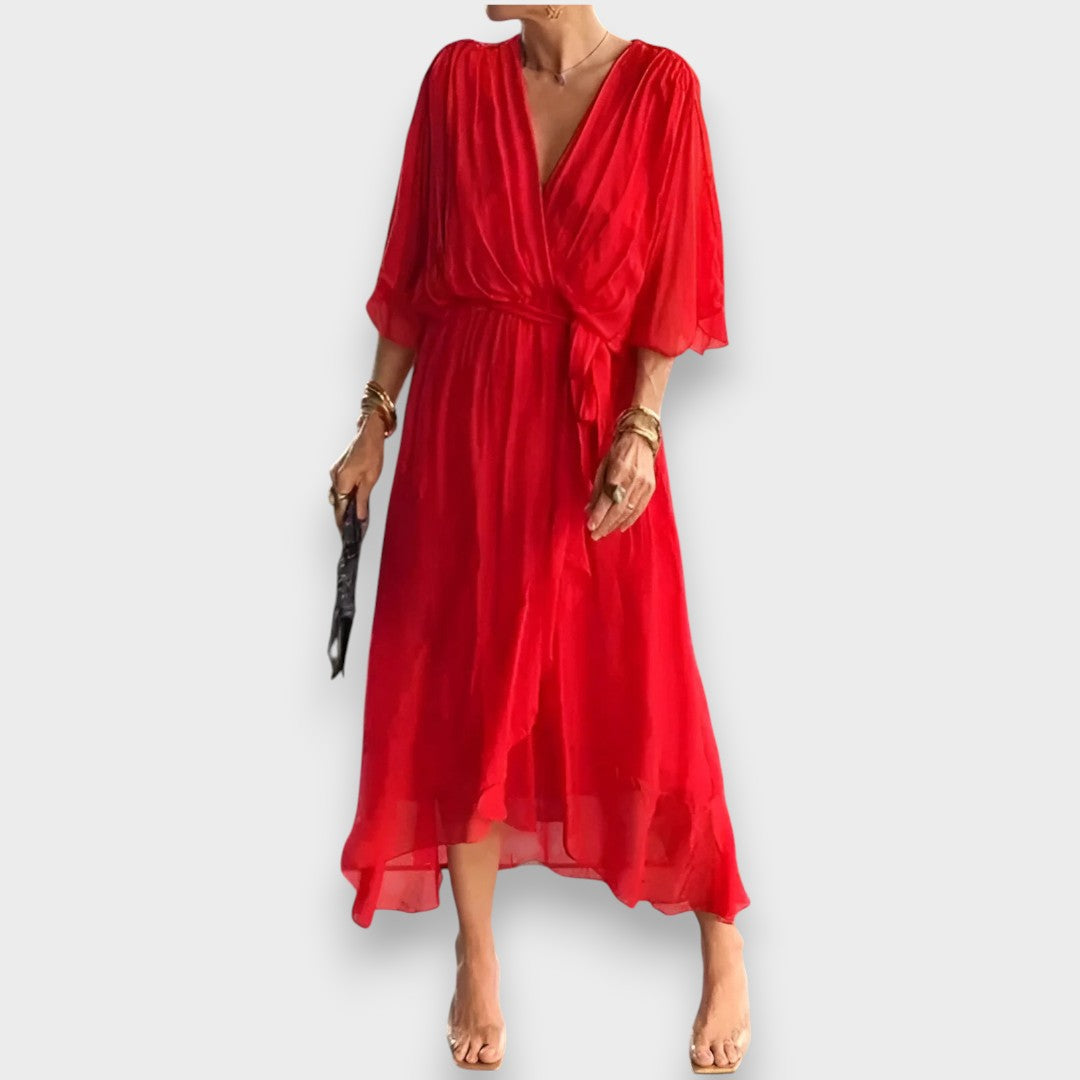 Mónica | Vestido con escote en V