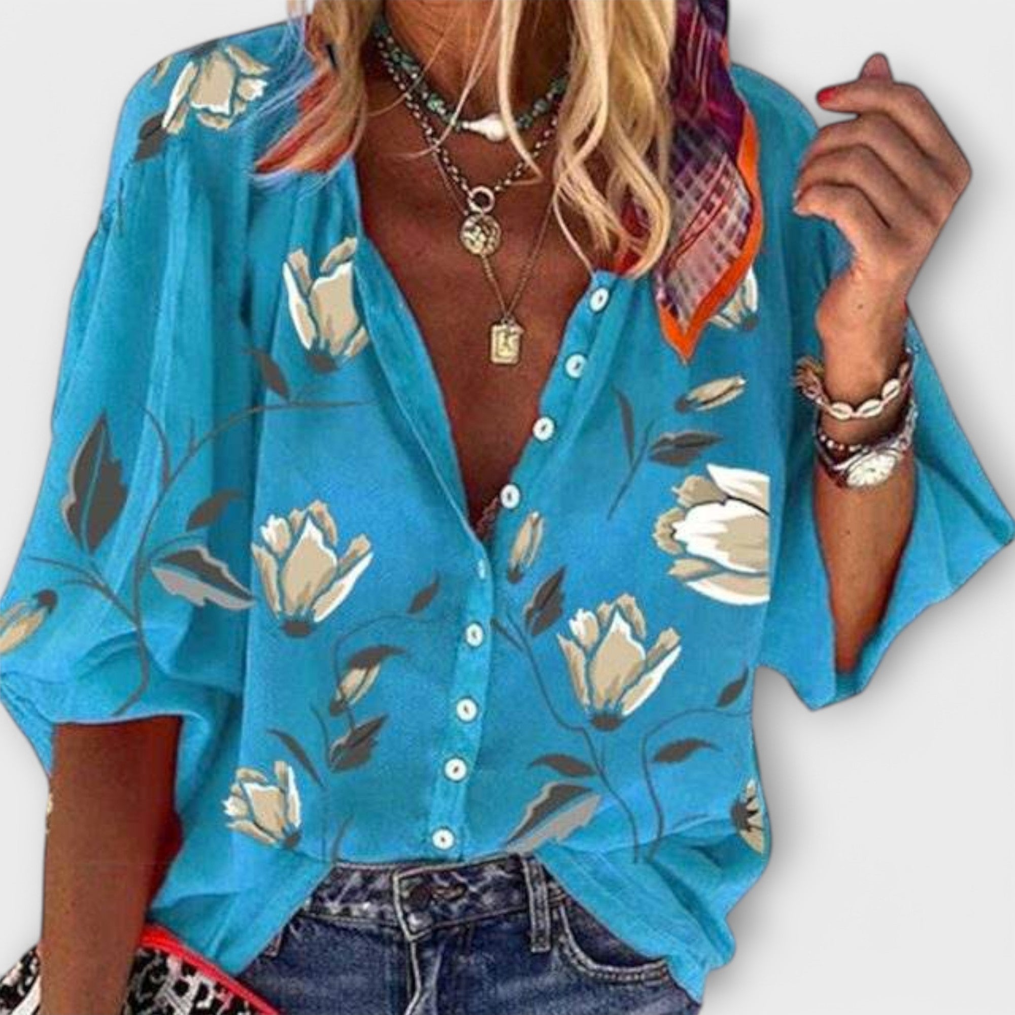 Madeleine – Blusa ligera con diseño floral