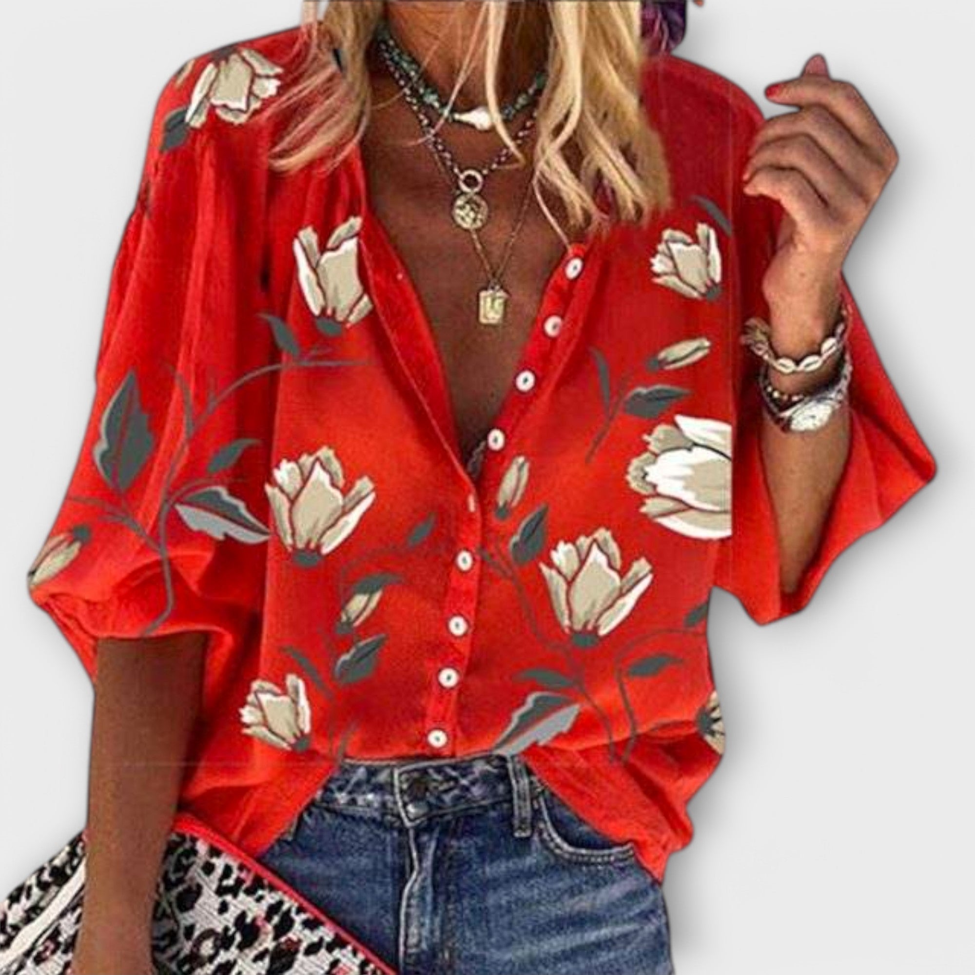 Madeleine – Blusa ligera con diseño floral