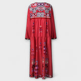 Vivi - Vestido maxi de lino Boho de Lässig