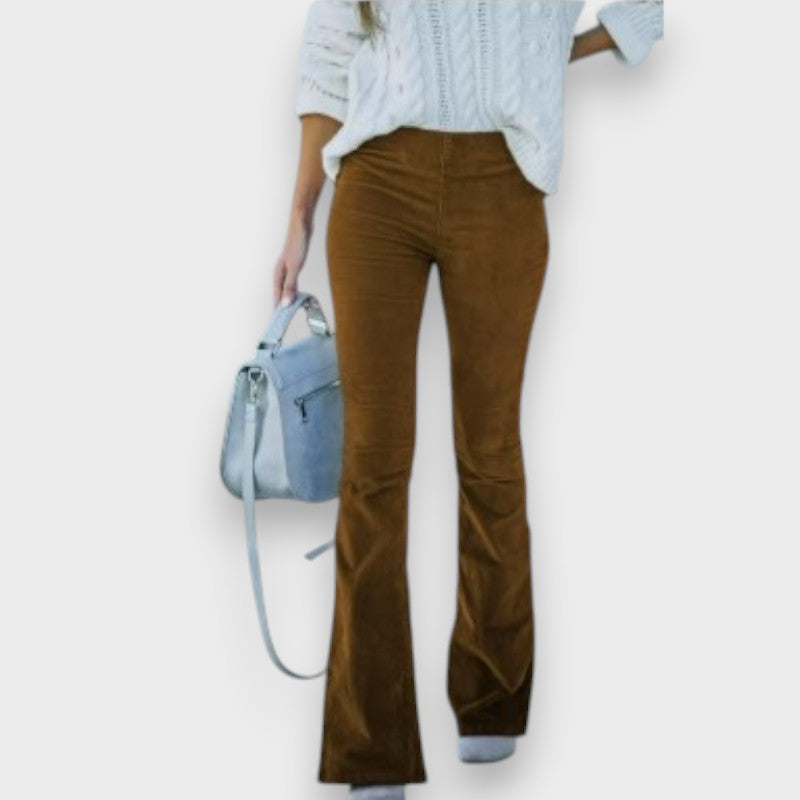 Pantalones Chloe I Cord de pierna acampanada