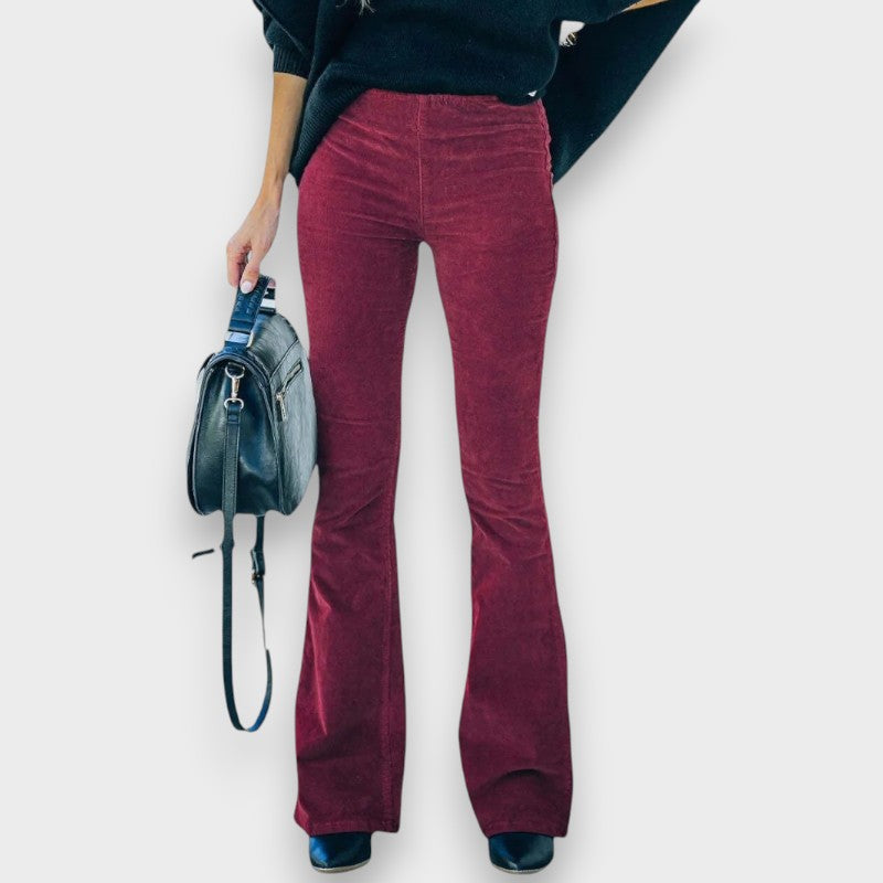 Pantalones Chloe I Cord de pierna acampanada
