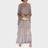Nora | Vestido de chifón elegante estilo boho para uso diario