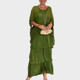 Nora | Vestido de chifón elegante estilo boho para uso diario