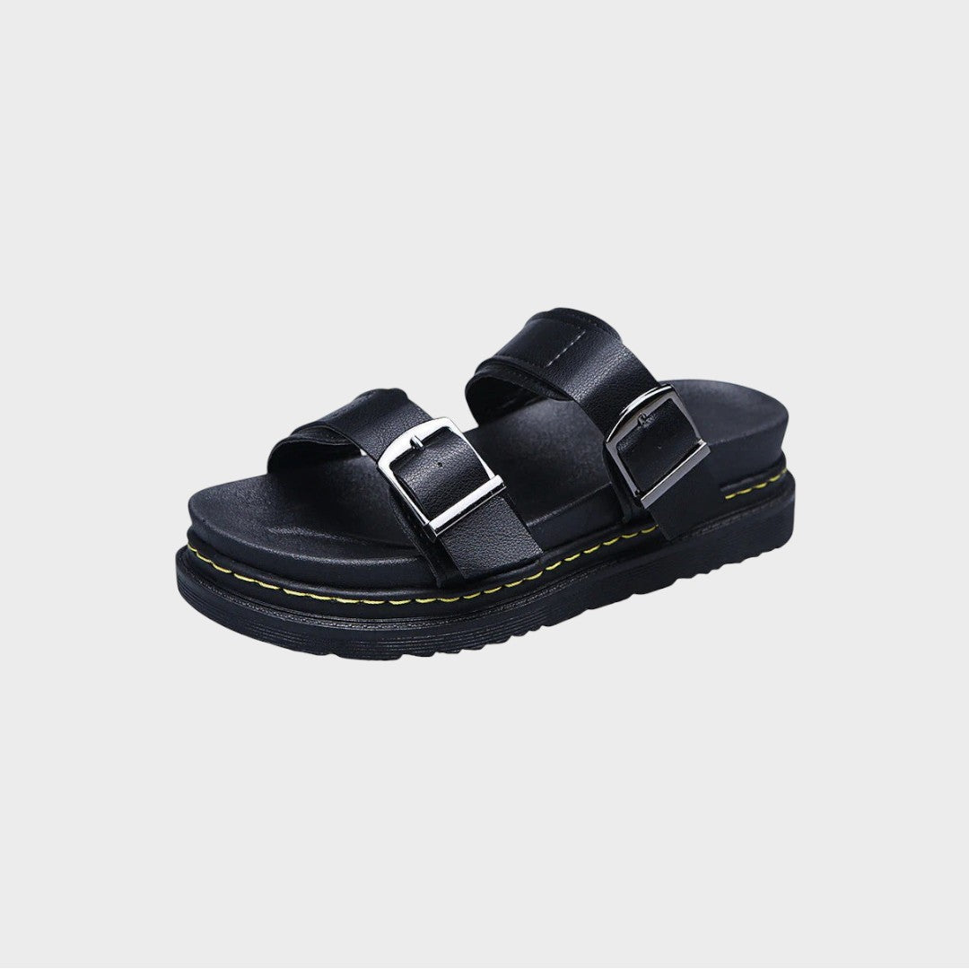 Paige | Cómodas sandalias de plataforma para verano con cierre de hebilla