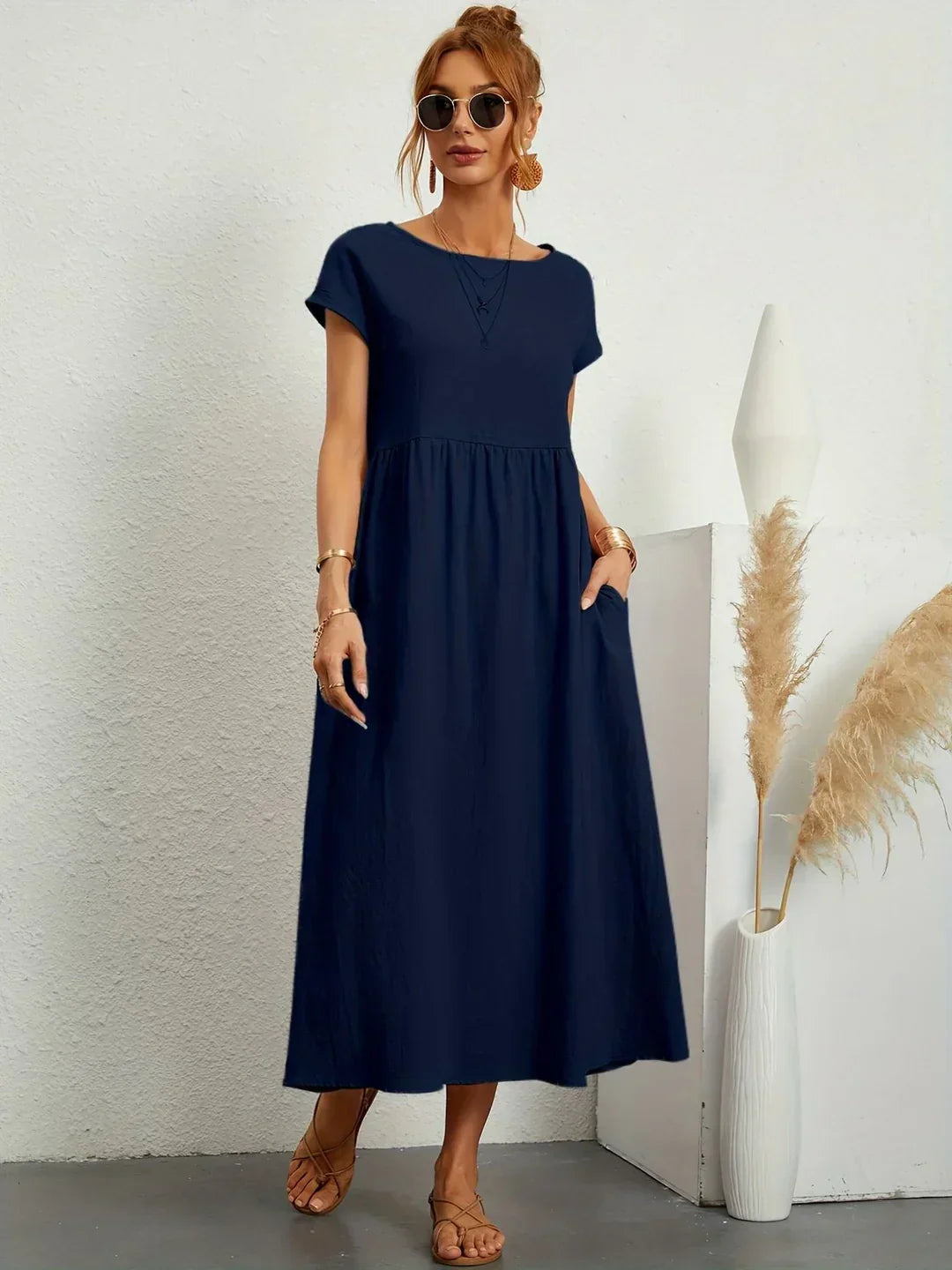 Vestido Gabrielle - Azul Marino