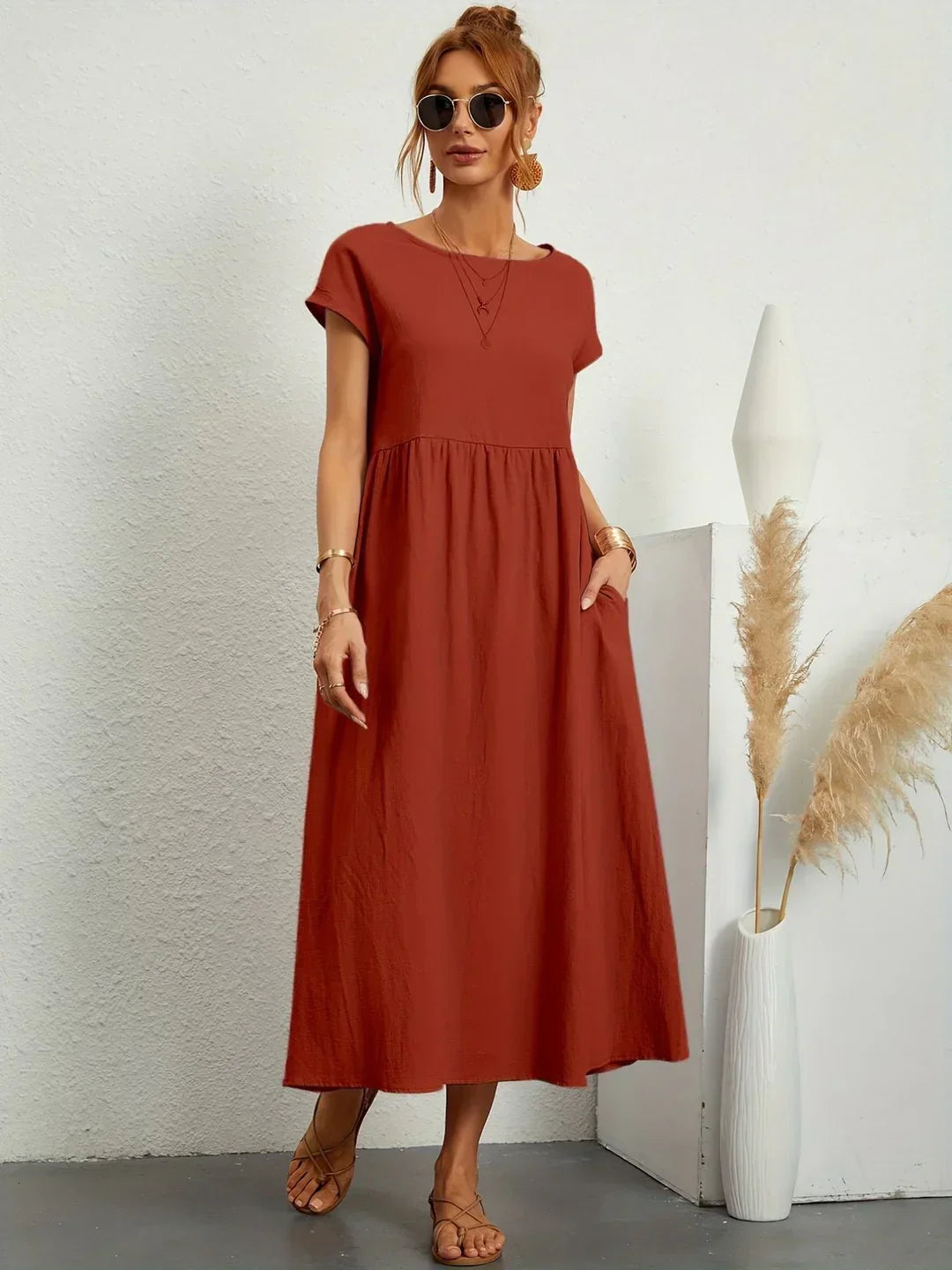 Vestido Gabrielle - Café