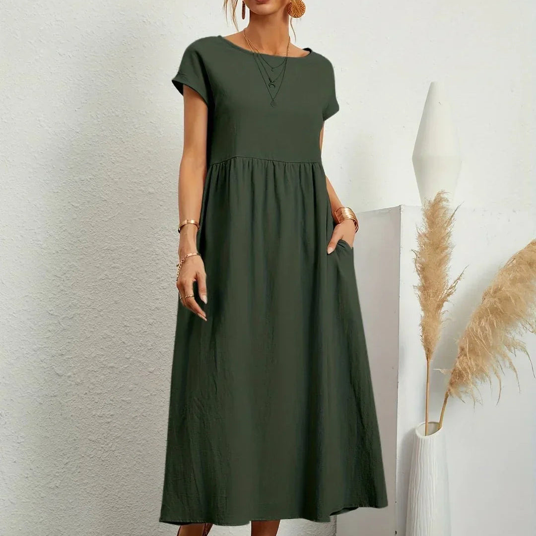 Vestido Gabrielle - Verde Militar