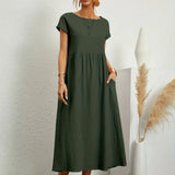 Vestido Gabrielle - Verde Militar