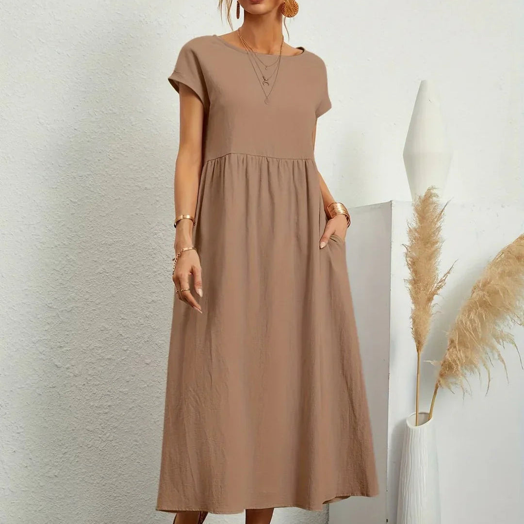 Vestido Gabrielle - Caqui