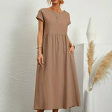 Vestido Gabrielle - Caqui