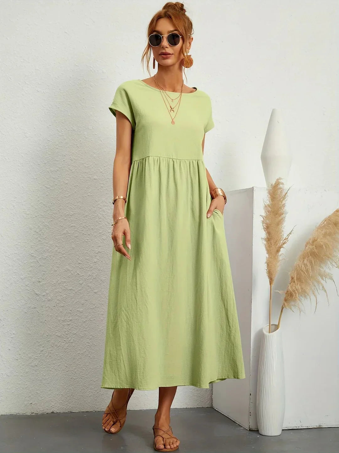 Vestido Gabrielle - Verde Menta