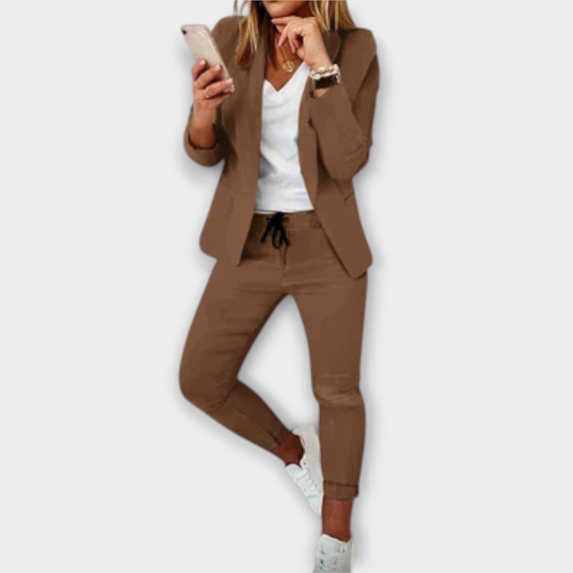 Sophia – Conjunto de blazer elegante y cómodo