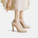 Zapatos de Tacón Evette de Piel