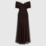 Florendra | Vestido largo floral con escote en V