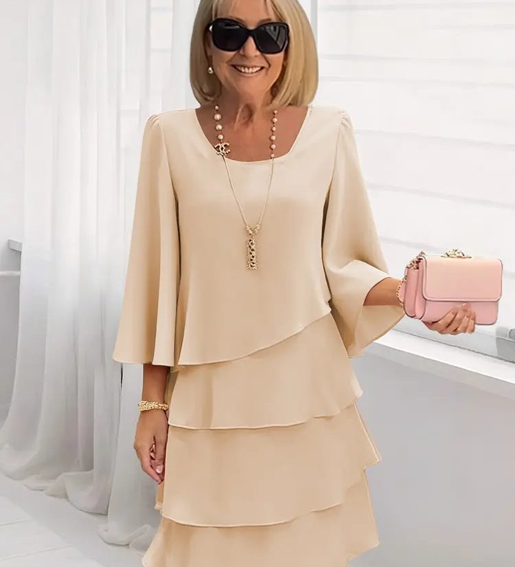 Catherine | Vestido Elegante con Volantes