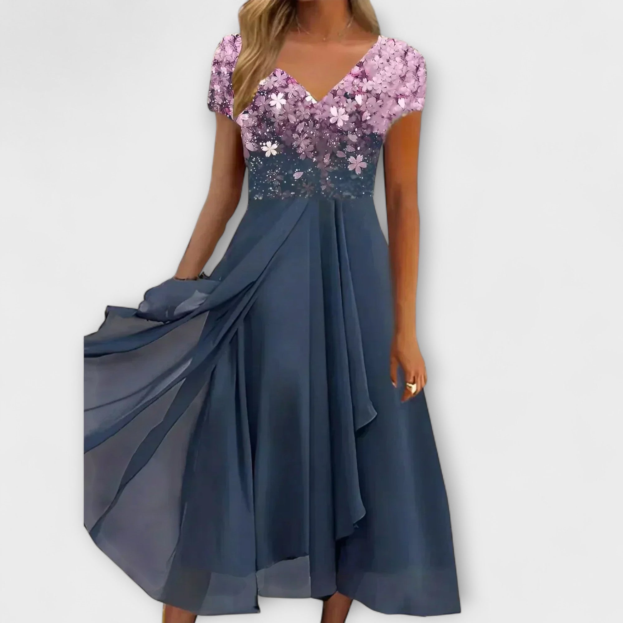 Lara - Vestido de fiesta de gasa