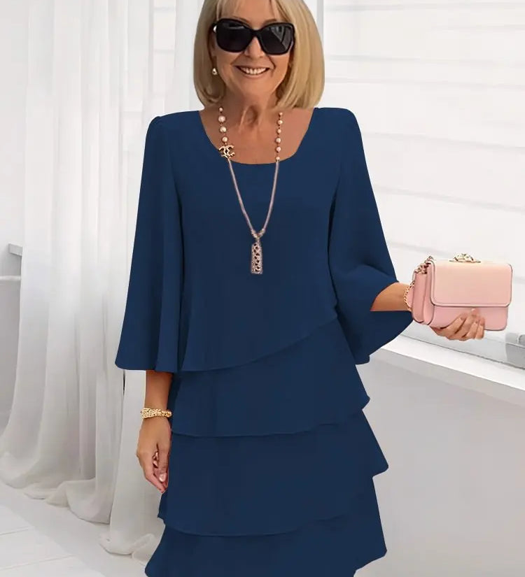 Catherine | Vestido Elegante con Volantes