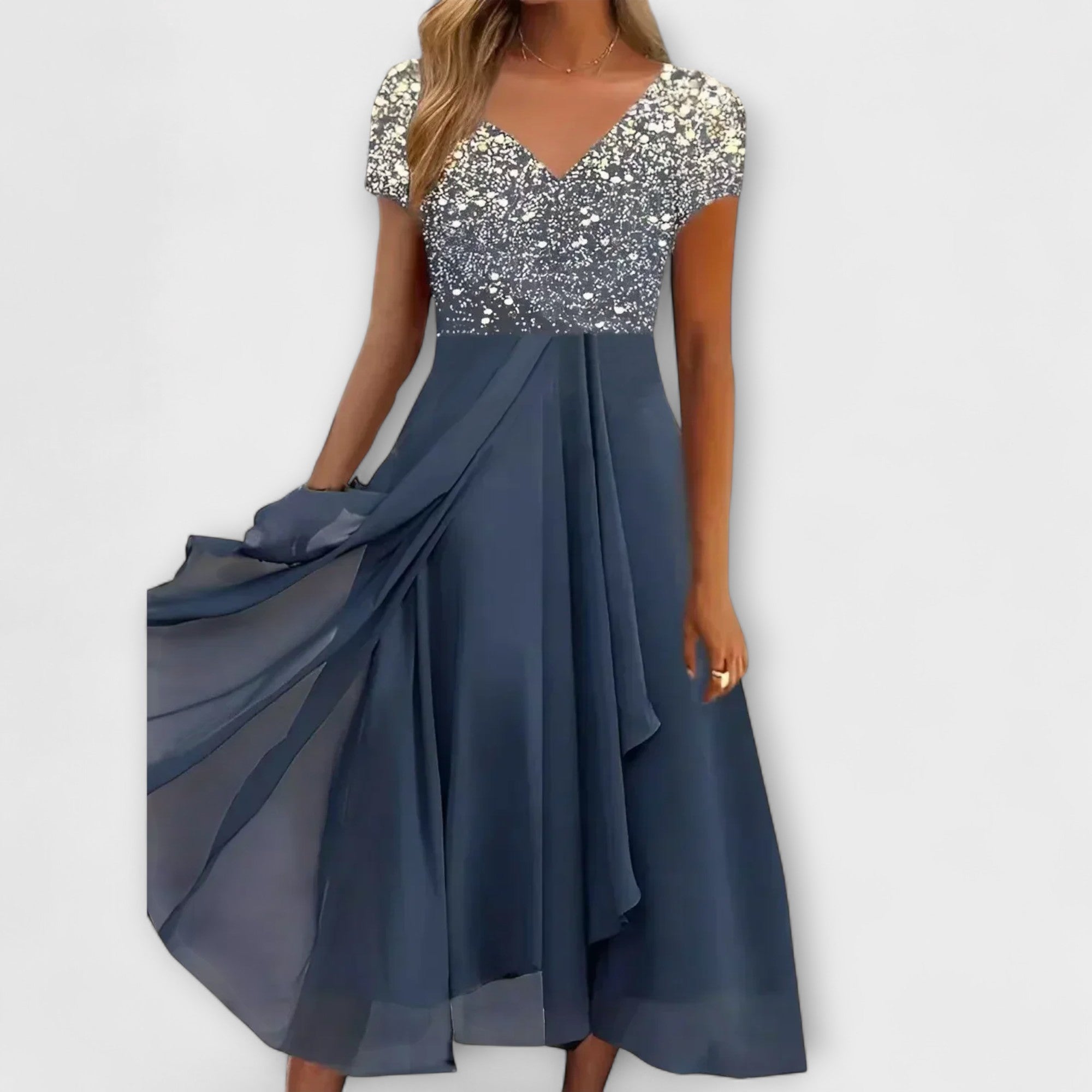 Lara - Vestido de fiesta de gasa
