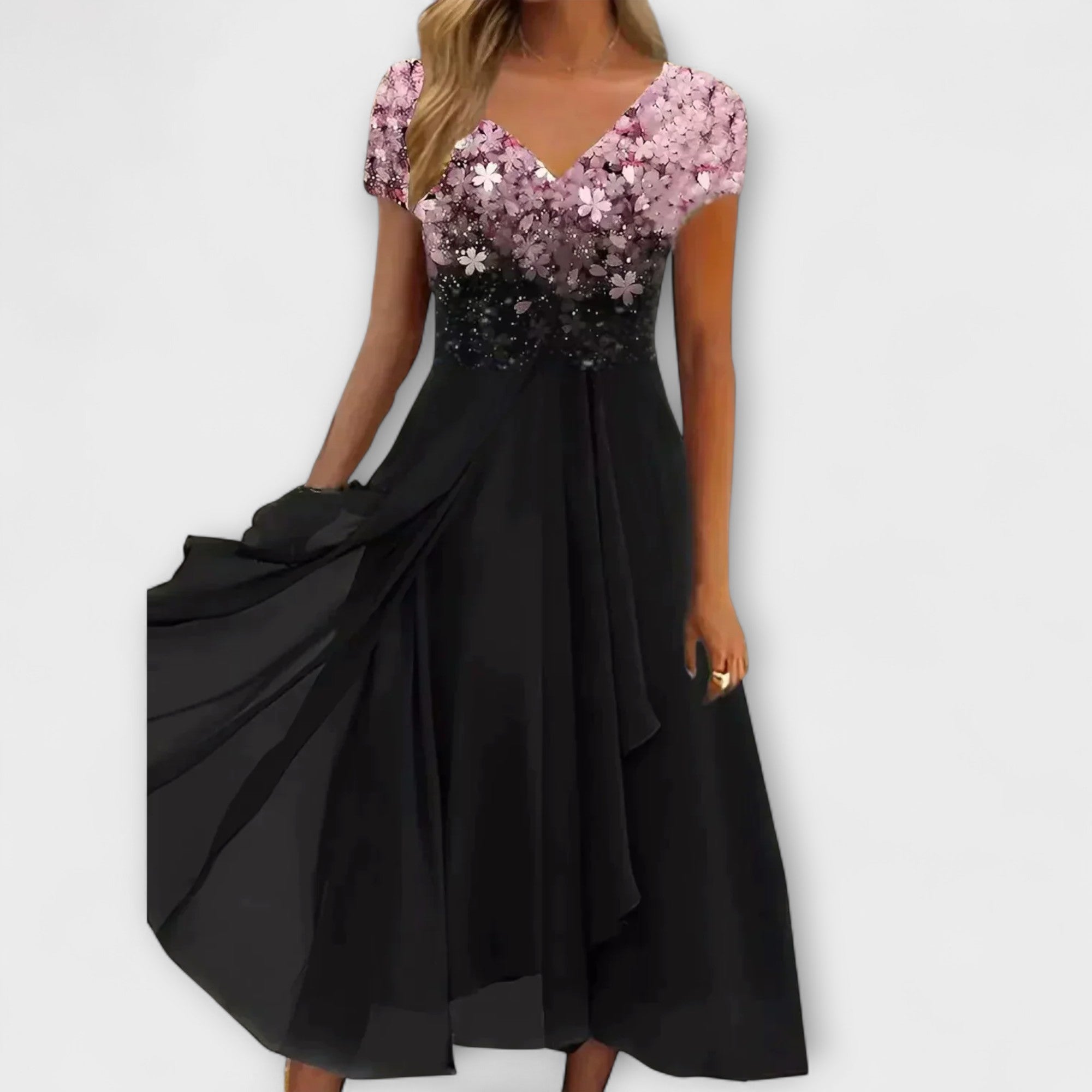 Lara - Vestido de fiesta de gasa