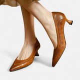 Zapatos de tacón Amara de piel