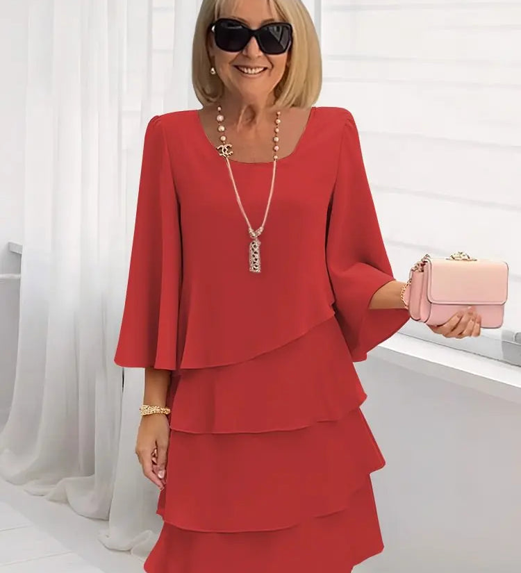 Catherine | Vestido Elegante con Volantes