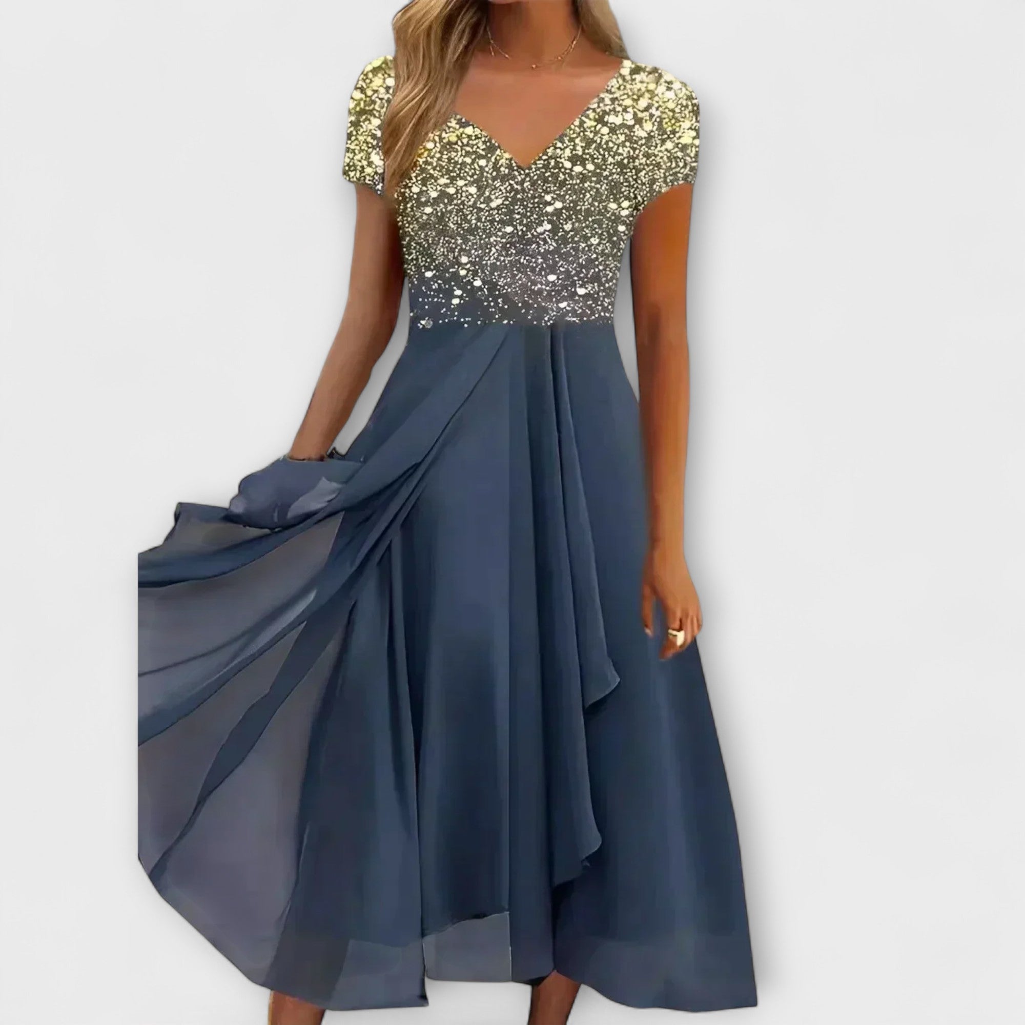 Lara - Vestido de fiesta de gasa
