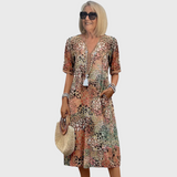 Colette | Vibrante Vestido Midi