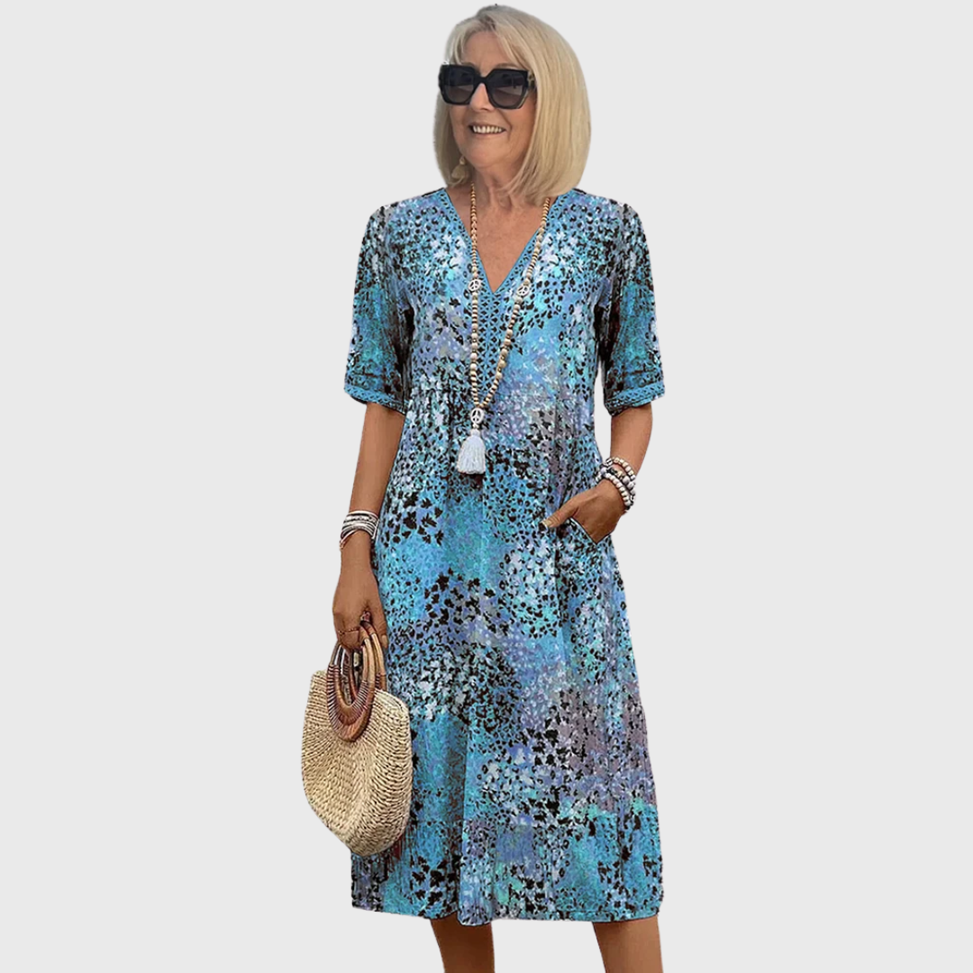 Colette | Vibrante Vestido Midi