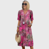 Colette | Vibrante Vestido Midi