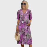 Colette | Vibrante Vestido Midi