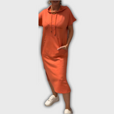 Saskia - Vestido casual con capucha