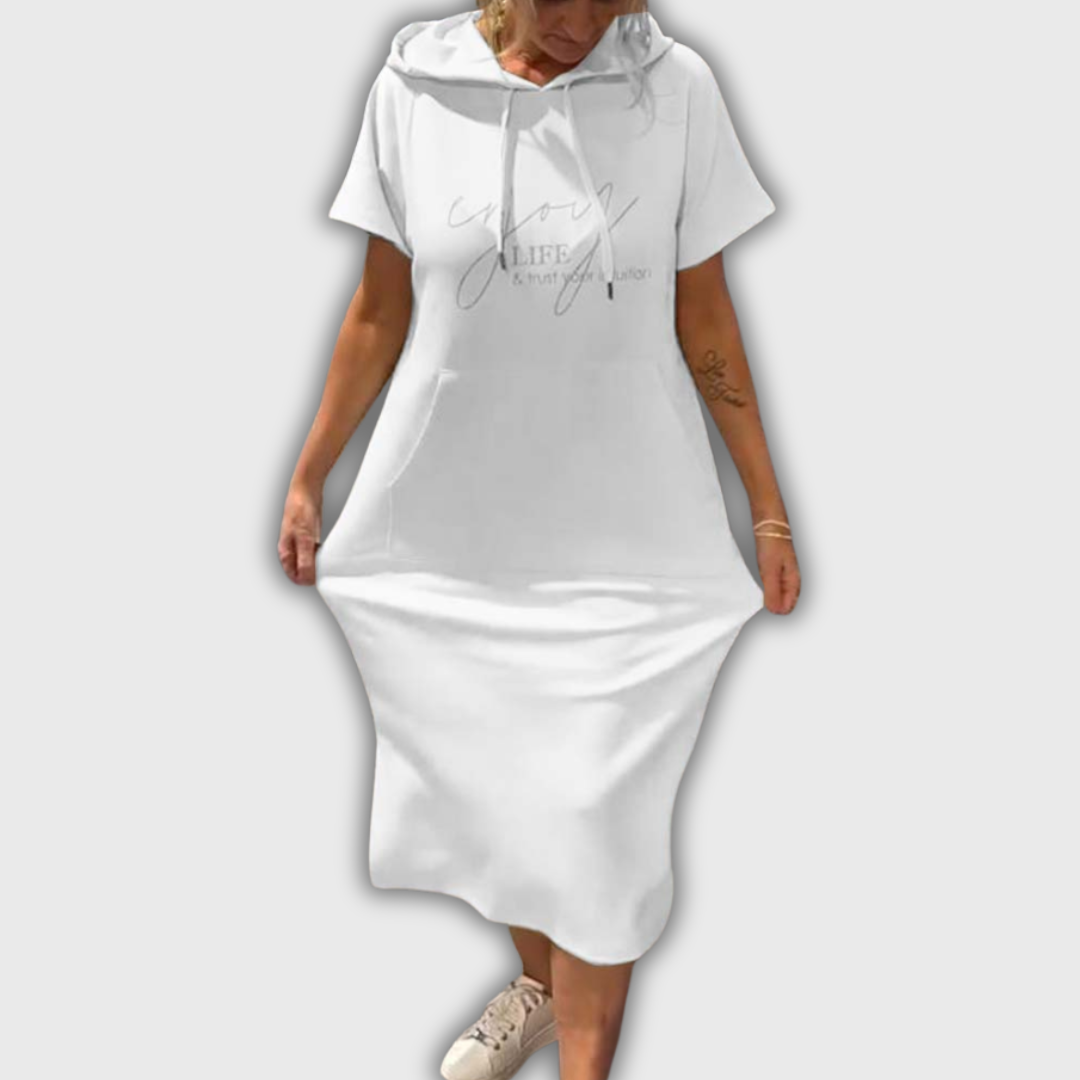 Saskia - Vestido casual con capucha