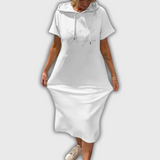 Saskia - Vestido casual con capucha